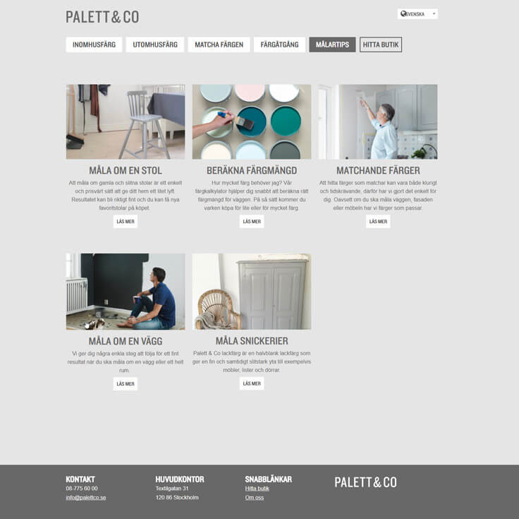 Projektowanie stron www - Palettco, porady