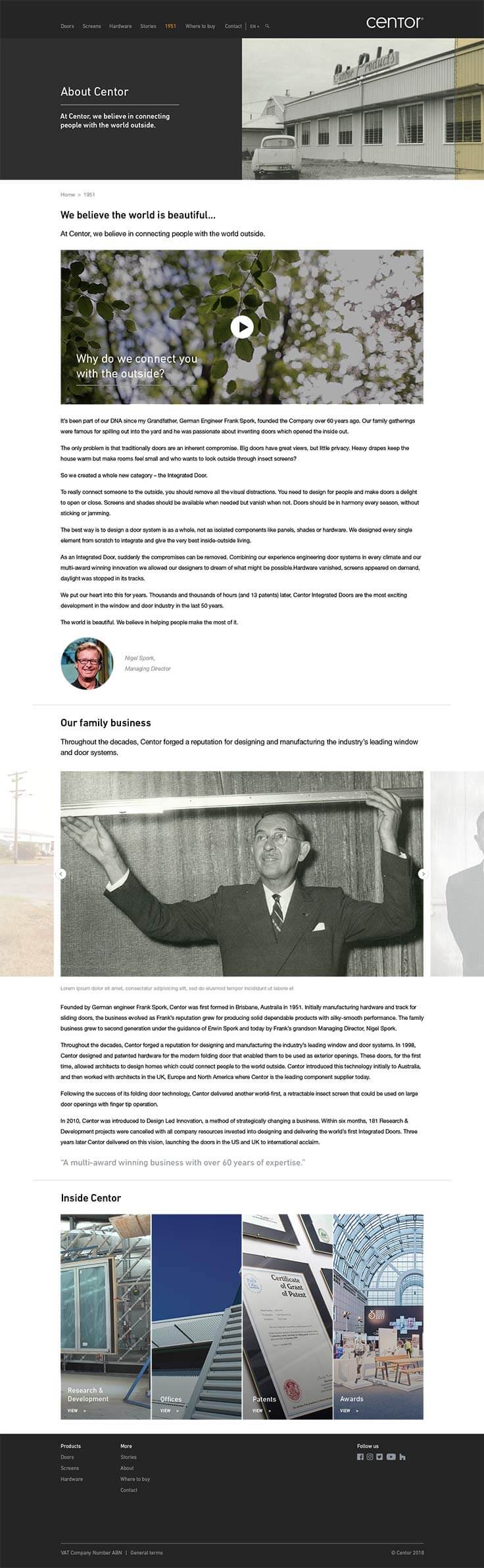 Projektowanie stron www - Centor, Centor o nas