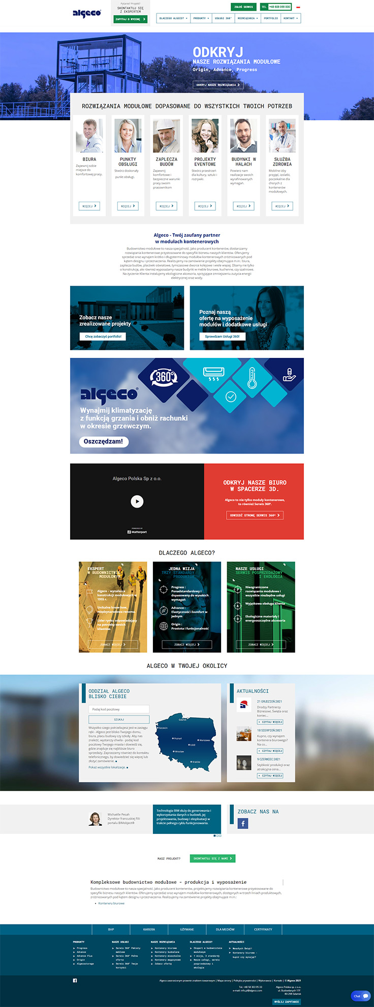 Projektowanie stron www - algeco